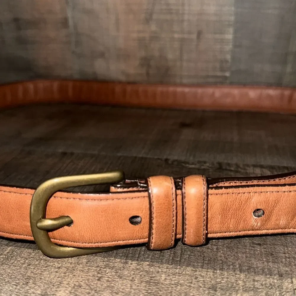 BRIGHTON -Glove Cowhide Leather Belt- size 40